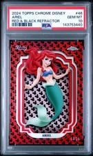 2024 Topps Chrome Disney | Ariel | Mickey Print /28 | The Little Mermaid picture