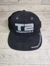 Vintage T2 Universal Hat YOUTH Terminator 2 Movie Cap Arnold Hollywood w/ Tag picture