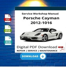 2012-2016 PORSCHE Boxter Cayman SERVICE MANUAL picture