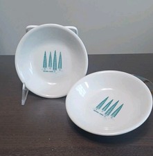 Vintage Plates Nevada Lodge Lake Tahoe Mayer China 1972 Hotel Ware Collectibles picture