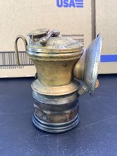 Vintage Bumper Grip AUTO LITE Carbide Mining Lamp w/ Universal Lamp picture