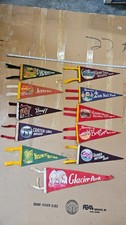 Lot of 18 Vintage US and Canada National Park Souvenir Pennants Excellent Cond picture