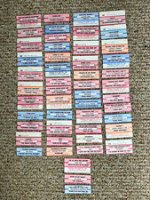 RARE LOT NOS JUKEBOX TITLE STRIPS most SOUL MOTOWN DISCO FUNK R&B ROCK no dups picture