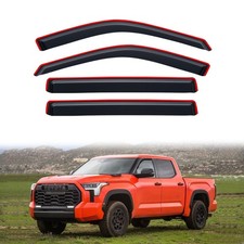 in-Channel Rain Guards for 2022-2026 Toyota Tundra CREWMAX ONLY, Window Visor... picture