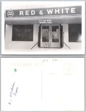 RPPC Red And White Store Rio Medina TX Photo Postcard picture