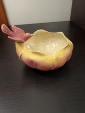 Royal Copley Ceramic Planter/Bowl with Bird- 1950's picture