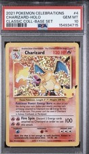 Pokemon 2021 Charizard Celebrations Classic Base #4 Holo PSA 10 GEM MINT picture