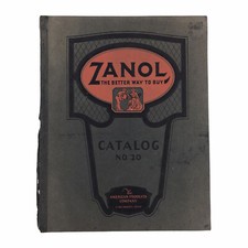 Vintage 1927 Zanol American Products Company Cincinnati Ohio Catalog No. 20 picture