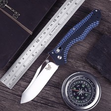 810 Blue Axle Lock Heavy High Quality Pocket Knife Folding Knives Outdoor Hunter picture
