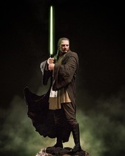 Qui-Gon Jinn Resin Kit 1/6 Scale Unpainted Jedi Figure Clear Saber Star Wars picture