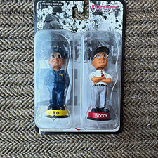 Forever Collectibles Mini Bobs Coaches Bo & Woody Football Bobbleheads 2-Pack picture
