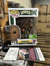 Kevin Durant signed seattle SuperSonics mascot squatch funko pop with coa picture