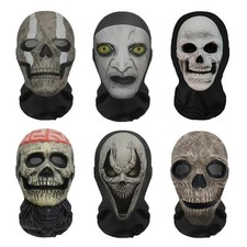 Halloween Ghost Face 3D Mask Balaclava Full Face Skull Horror Cosplay Party picture