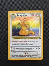 Pokémon TCG Fossil Dragonite 4/62 – Holo Rare – Vintage 1999 – LP/MP picture