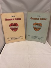 Vintage 1931 & 1932 F Lagomarsino & Sons Garden Guide Seed Catalogs Sacramento picture
