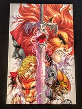 Thundercats #6 Tyler Kirkham Variant SDCC Exclusive Custom Lightning Signature  picture