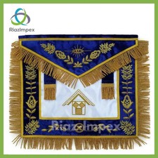 Masonic Past Master Apron 47th Problem of Euclid Gold Bullion picture