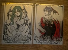 UDON Darkstalkers Morrigan & Lilith Limited Edition Metal Card Collectible picture