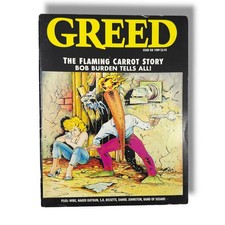 Greed Magazine Issue 6 1989 Flaming Carrot Bob Burden Daniel Johnston Bissette picture