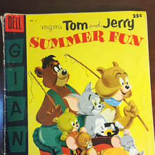 Vintage M-G-M's Tom & Jerry's Summer Fun #2 (Dell Comics July 1955) picture