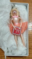 NOS Vtg Dept 56 Beaux Arts Handblown Glass Starlet Ornament w/Original Box 18587 picture
