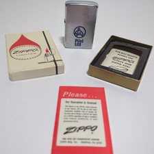 Vintage 1970s Pilot Life Advertising Zippo Lighter With Box picture