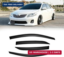 Window Visors for Toyota Corolla 2009-2013, Rain Guards Shields Vent Deflector S picture