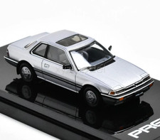HJ64 1:64 Scale Silver Early Prelude AB Coupe Sports Model Diecast Metal Car picture