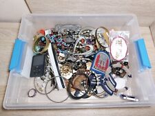 Estate Junk Drawer Lot Vintage To New Jewelry, Patches, Pewter, Ipod picture