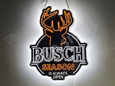 US STOCK Deer Season Is Always Open Vivid LED Neon Sign With Dimmer 20