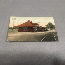 ca1910 Greer S.C. SC Postcard Southern Depot ( Railway Railroad Train ) picture
