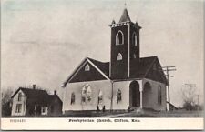 c1910s CLIFTON, Kansas Postcard 