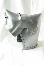 Medieval Bascinet Hounskull Helmet Pig Face Helmet Antique Armor Helmet picture