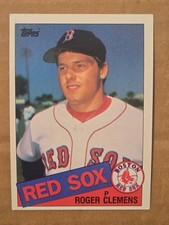 1985 Topps - Roger Clemens #181 (RC) Base Baseball Card Boston Red Sox picture