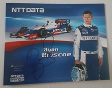 Ryan Briscoe #8 Autographed Hero Card NTT Data Chip Ganassi Racing IndyCar picture