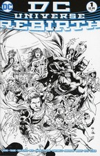DC Universe Rebirth Special #1 Cover C Incentive Midnight Release - Near Mint picture