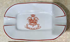 Vintage Porcelanas Alvarez Spain Ashtray Madrid Palace Hotel Royal Crown Crest picture