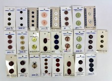 Lot of 25 Packs Vintage JHB International Buttons In Cards picture