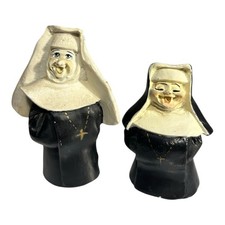 Vintage 1994 Singing Nun Figurines Allyson Nagel Roman Inc Sister Octavia Set 2 picture