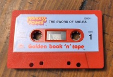 Rare Vtg 1985 She-Ra Princess of Power Golden Book Story Cassette Tape He-Man picture