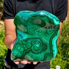 9.3LB Natural luster peacock rock cluster rough mineral sample picture