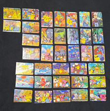 Vintage 1999 Pokemon Vending Sticker Lot 36 MINT Holo Prism Power Variant Back picture