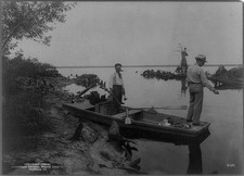 Photo:Dismal Swamp North Carolina Men in Boat Shotgun c1906 picture