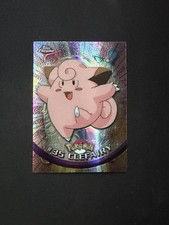 2000 Topps Chrome Pokemon Clefairy #35 Spectra picture