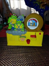 1988 Vintage Teenage Mutant Ninja Turtles Talking Gum Ball Bank picture