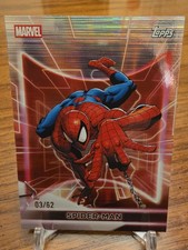 Topps Neon 2026 Marvel Spider-Man #4 Rainbow Foil /62 Numbered picture