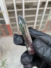 Outstanding Natural Bi colour Tourmaline crystal  picture