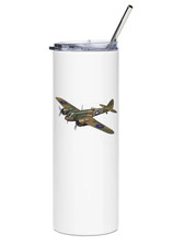 Bristol Blenheim Stainless Steel Water Tumbler with straw - 20oz. picture
