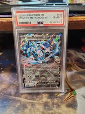 PSA 10 STEVEN'S METAGROSS EX 145/182 - DESTINED RIVALS RARE HOLO - GEM MINT picture