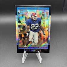 2001 Bowman Chrome Rookie Refractor Nate Clements #200 X-Fractor (RC) Bills OSU picture